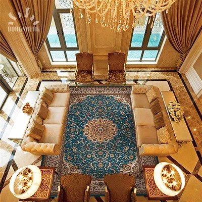 Lockerer Wohnteppich